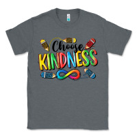 Charcoal Heather Chose Kindness Autism Classic Tee - CowGirlArtShop