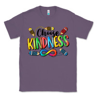 Lavender Chose Kindness Autism Classic Tee - CowGirlArtShop