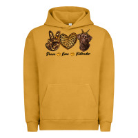 Pigment Peanut Butter peace love labrador Urban Hoodie - RanaPortraitStore