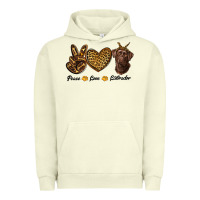 Pigment Pistachio peace love labrador Urban Hoodie - RanaPortraitStore