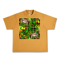 St. Patrick's Donkey With Leprechaun Urban Heavy Tee | Teevron