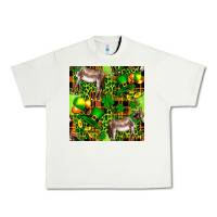 Pistachio St. Patrick's Donkey With Leprechaun Urban Heavy Tee - FaDigitalArtStudio