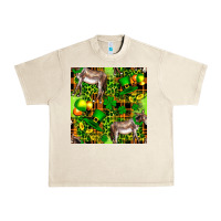Sandshell St. Patrick's Donkey With Leprechaun Urban Heavy Tee - FaDigitalArtStudio