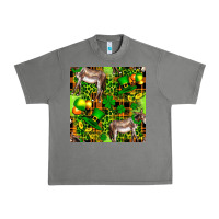 Tornado St. Patrick's Donkey With Leprechaun Urban Heavy Tee - FaDigitalArtStudio