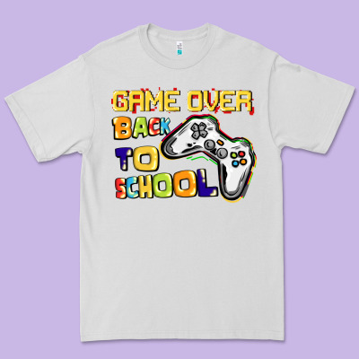 Game Over Back To School Premium Tee Designed By Cowgirlartshop