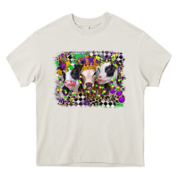 Cream mardi gras heifers Heavy Core Tee - CowGirlArtShop