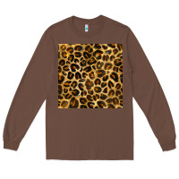 Chestnut leopard seamless pattern Long Sleeve Tee - BundleAndBundleShop