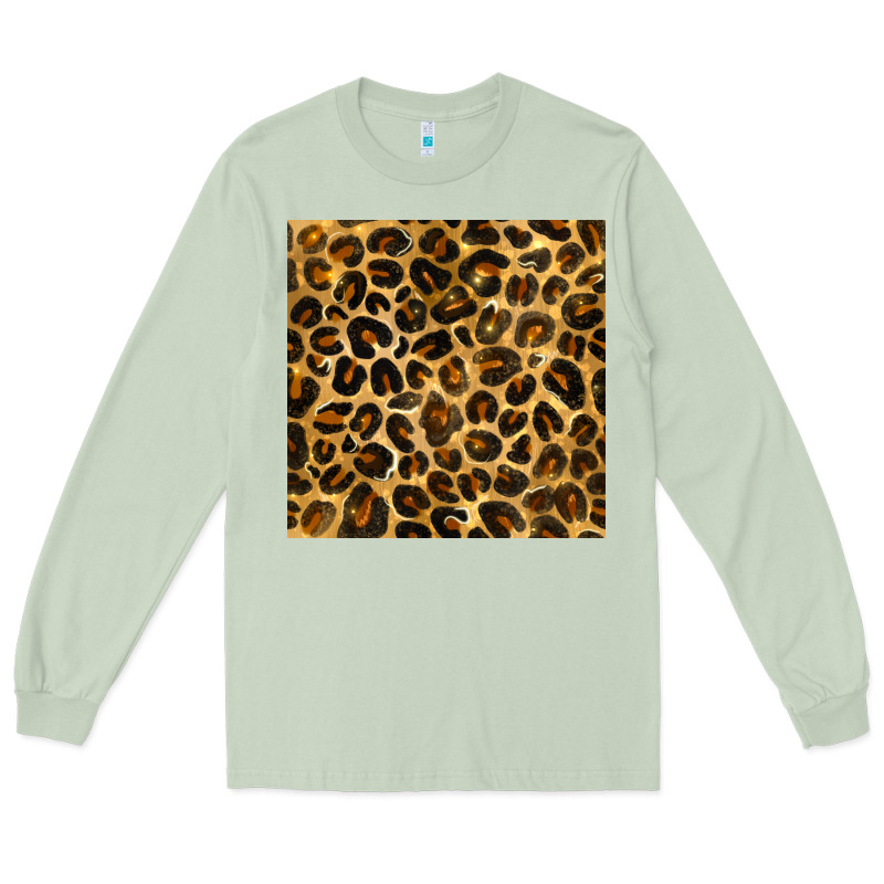 Leopard Seamless Pattern Long Sleeve Tee by BundleAndBundleShop | Teevron