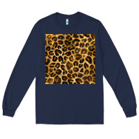 Navy leopard seamless pattern Long Sleeve Tee - BundleAndBundleShop