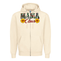 Sandshell mama claus Zipper Hoodie - AdoDesignShop