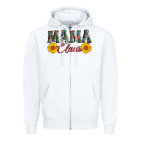 White mama claus Zipper Hoodie - AdoDesignShop
