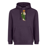 Plum san judas Heavyweight Hoodie - JahusDesignShop