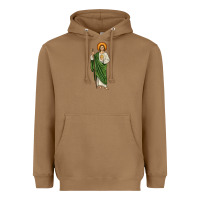 Toasted Coconut san judas Heavyweight Hoodie - JahusDesignShop