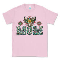 Bubblegum Pink Mom with Cow skull Mother's Day Classic Tee - CowGirlArtShop