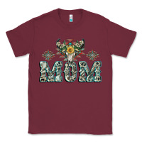Burgundy Mom with Cow skull Mother's Day Classic Tee - CowGirlArtShop