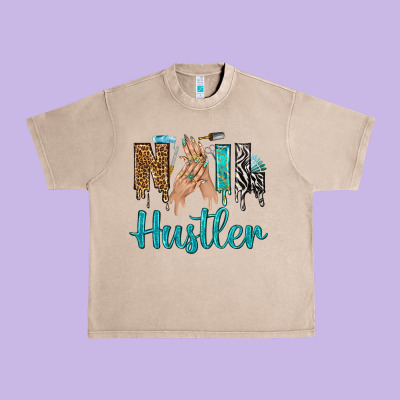 Nail Hustler Bbs Urban Heavy Tee Designed By Bundleandbundleshop