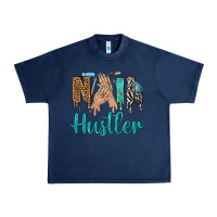 Navy nail hustler bbs Urban Heavy Tee - BundleAndBundleShop
