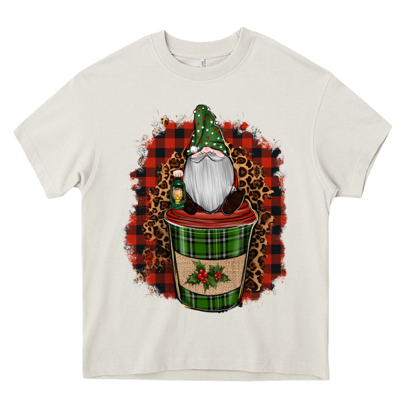 Gnomes With Coffee Christmas Heavy Core Tee by RanaPortraitStore | Teevron
