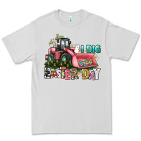 Dove Grey I dig Easter Day Premium Tee - HowdyJamesFarm