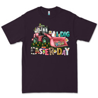 Plum I dig Easter Day Premium Tee - HowdyJamesFarm