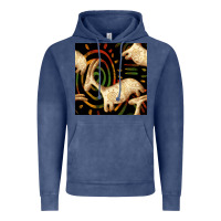 Vintage Denim african ethnic animal seamless pattern Vintage Hoodie - BundleAndBundleShop