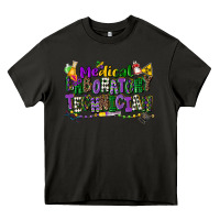 Asphalt medical laboratory technician mardi gras Heavy Core Tee - CowGirlArtShop