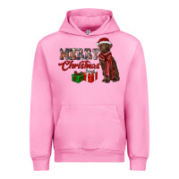 Fuchsia Pink merry christmas labrador retriever Urban Hoodie - RanaPortraitStore
