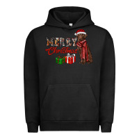 Pigment Black merry christmas labrador retriever Urban Hoodie - RanaPortraitStore
