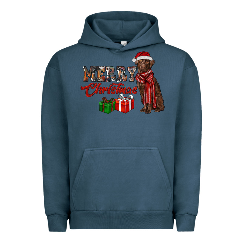 Merry Christmas Labrador Retriever Urban Hoodie by RanaPortraitStore | Teevron