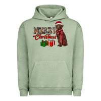 Pigment Oil Green merry christmas labrador retriever Urban Hoodie - RanaPortraitStore