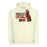 Pigment Pistachio merry christmas labrador retriever Urban Hoodie - RanaPortraitStore