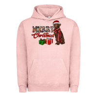 Pigment Salmon merry christmas labrador retriever Urban Hoodie - RanaPortraitStore