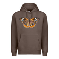 Coffee Common Buckeye Butterfly Premium Hoodie - LillyAllenDesigns