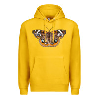 Lemon Common Buckeye Butterfly Premium Hoodie - LillyAllenDesigns