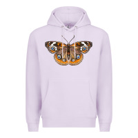 Lilac Common Buckeye Butterfly Premium Hoodie - LillyAllenDesigns