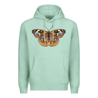 Seafoam Common Buckeye Butterfly Premium Hoodie - LillyAllenDesigns