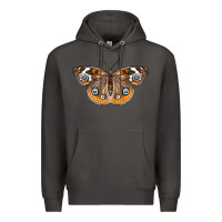 Smoke Common Buckeye Butterfly Premium Hoodie - LillyAllenDesigns