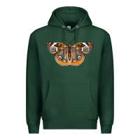 Sports Green Common Buckeye Butterfly Premium Hoodie - LillyAllenDesigns