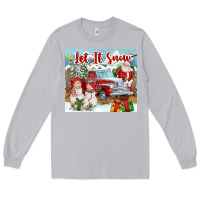 Moon Dust Let It Snow Tumbler Long Sleeve Tee - FaDigitalArtStudio