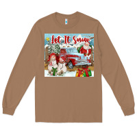 Toasted Coconut Let It Snow Tumbler Long Sleeve Tee - FaDigitalArtStudio