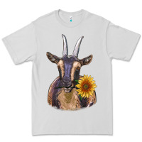 Dove Grey dark goat Premium Tee - RanaPortraitStore
