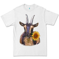White dark goat Premium Tee - RanaPortraitStore