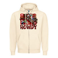 Sandshell rodeo christmas howdy Zipper Hoodie - AdoDesignShop