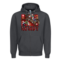Smoke rodeo christmas howdy Zipper Hoodie - AdoDesignShop