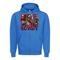 True Royal rodeo christmas howdy Zipper Hoodie - AdoDesignShop