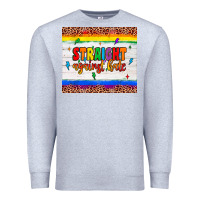 Heather Grey straight against hate tumbler Premium Sweatshirt - JahusDesignShop