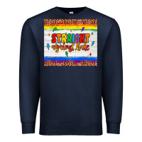 Navy straight against hate tumbler Premium Sweatshirt - JahusDesignShop