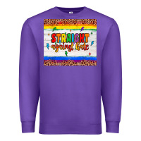 Purple straight against hate tumbler Premium Sweatshirt - JahusDesignShop
