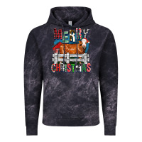 Cloud Black merry christmas simmental cow Vintage Hoodie - FaDigitalArtStudio