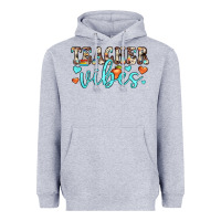 Heather Grey teacher vibes Heavyweight Hoodie - JahusDesignShop